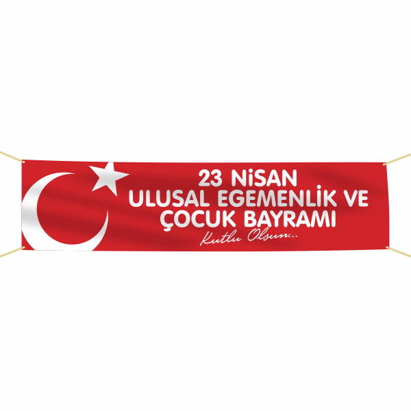 23 Nisan Pankartı -1