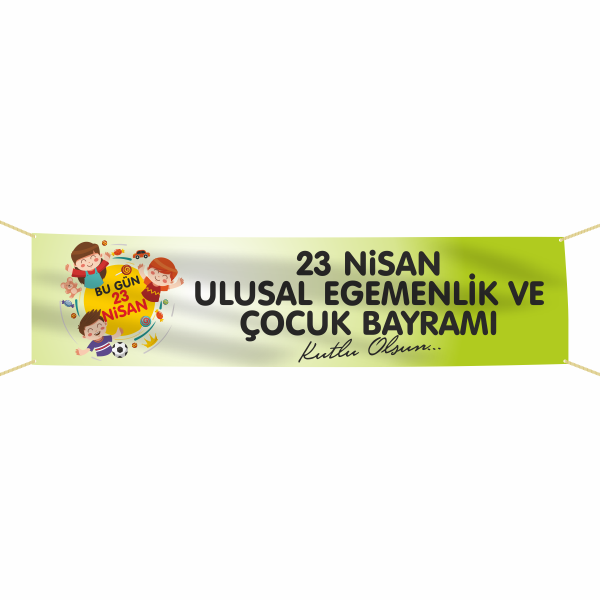 23 Nisan Pankartı -3