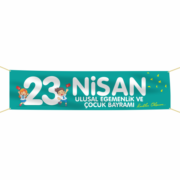 23 Nisan Pankartı -4