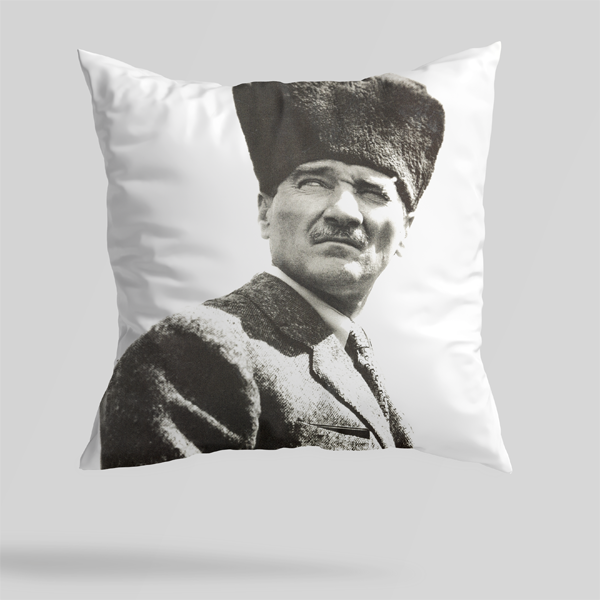 Atatürk 2 Baskılı Yastık