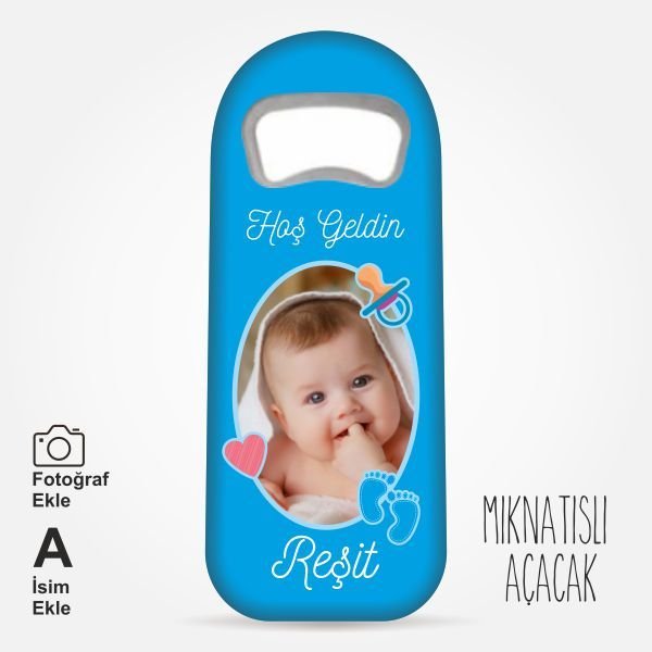 Resim Baskılı Dikey Mıknatıslı Açacak-24 adet