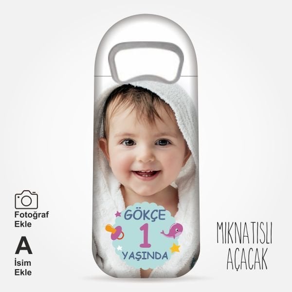 Resim Baskılı Dikey Mıknatıslı Açacak-24 adet