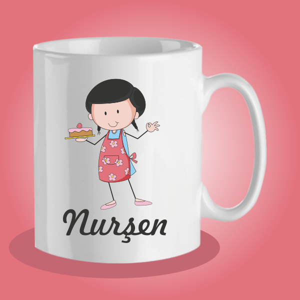 Kişiye Özel Karikatür Temalı Kupa Bardak-12