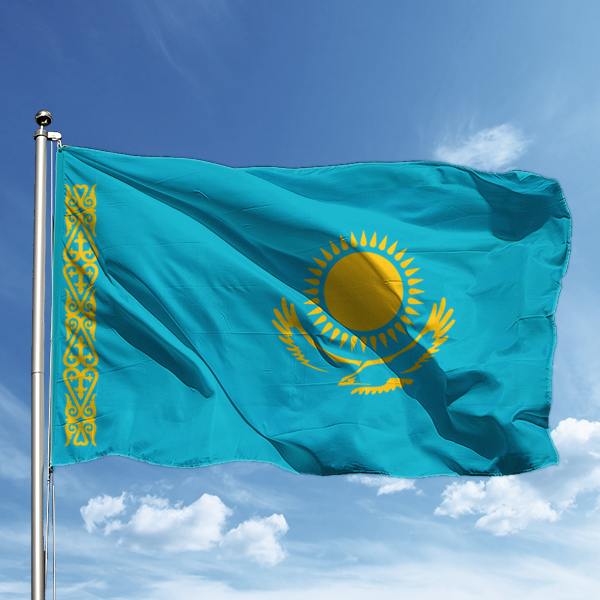 Kazakistan Bayrağı 150*225