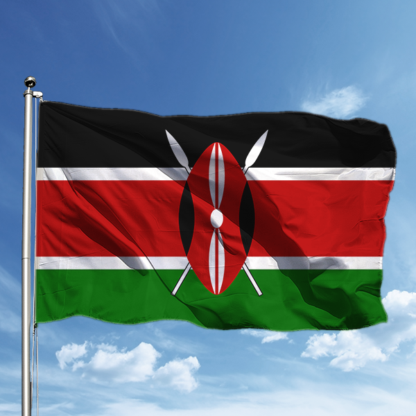 Kenya Bayrağı 150*225