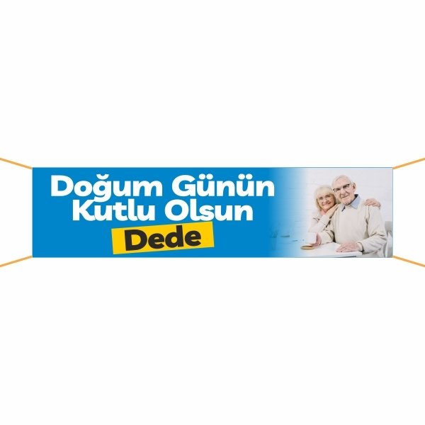 Doğum Günü Pankartı (Dede)-18 75x300 cm