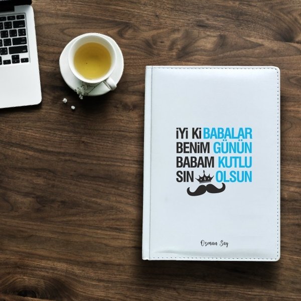 Babalar Günü Baskılı Ajanda-6