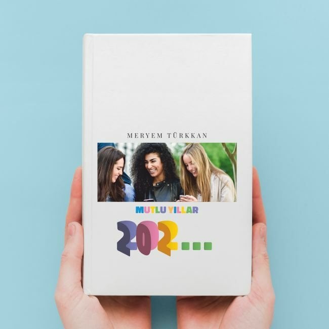 Fotoğraf Baskılı 2024 Temalı Deri Kaplı Defter-005