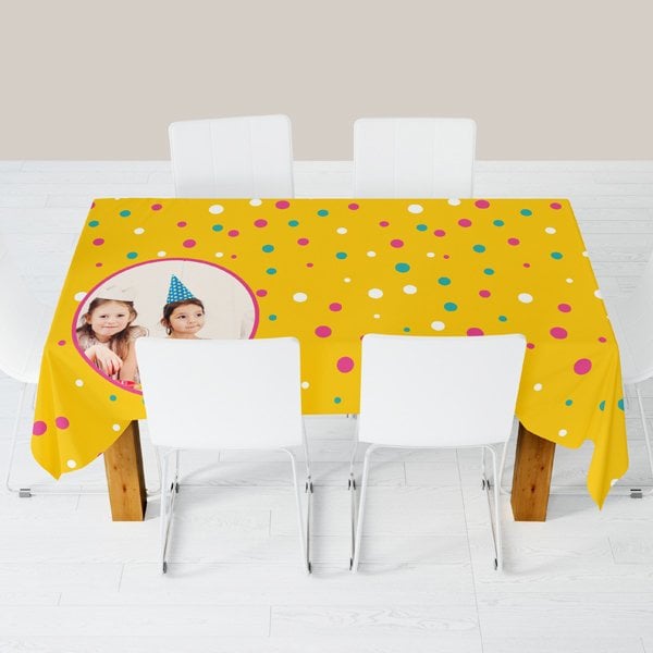 Kişiye Özel Baskılı Masa Örtüsü 150x170 cm-005