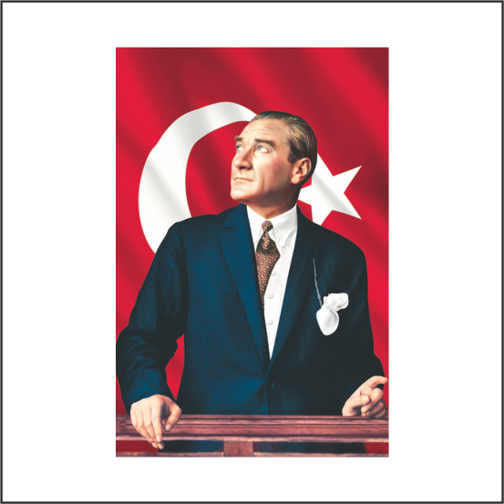 Atatürk Posteri - 1- 400x600 cm
