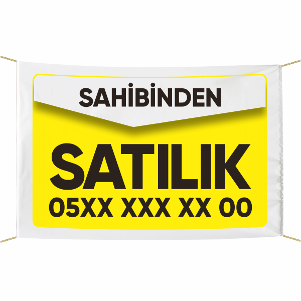 SAHİBİNDEN SATILIK Afiş -Pankart 100x150 cm