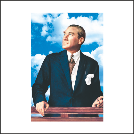 Atatürk Posteri - 2-400x600 cm