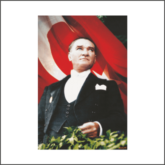 Atatürk Posteri - 5- 400x600 cm