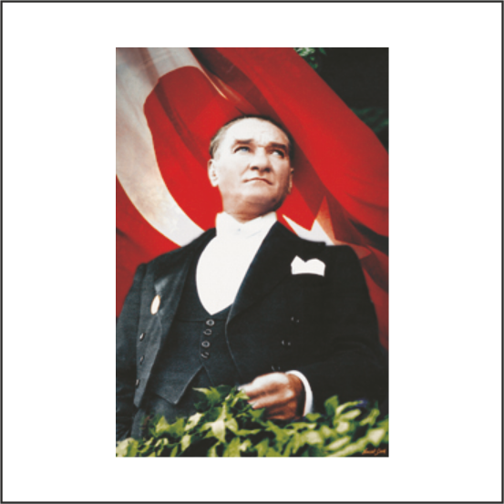 Atatürk Posteri - 5- 400x600 cm