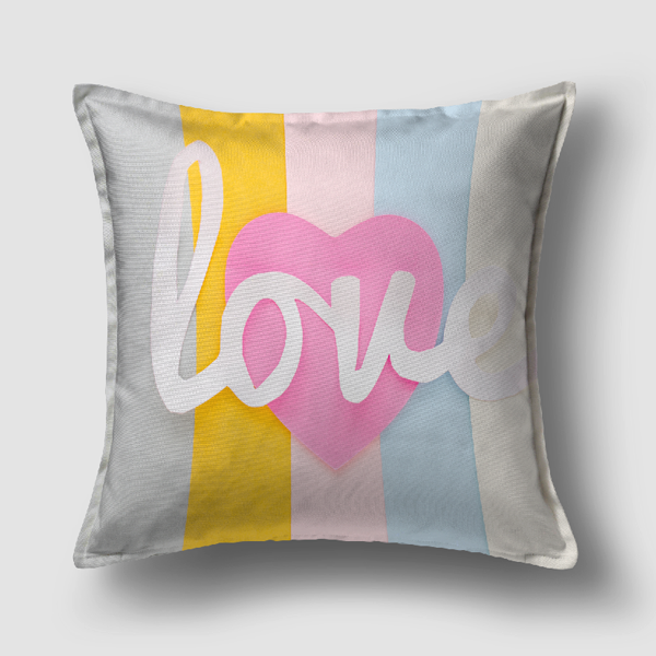 Love Temalı Yastık -5