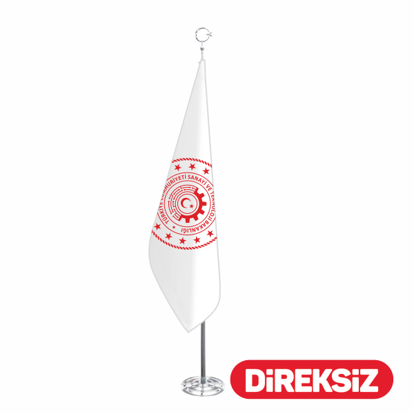 T.C. Sanayi ve Teknoloji Bakanlığı Makam Bayrağı