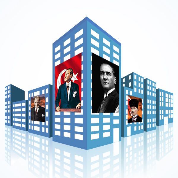 Atatürk Posteri - 6- 400x600 cm