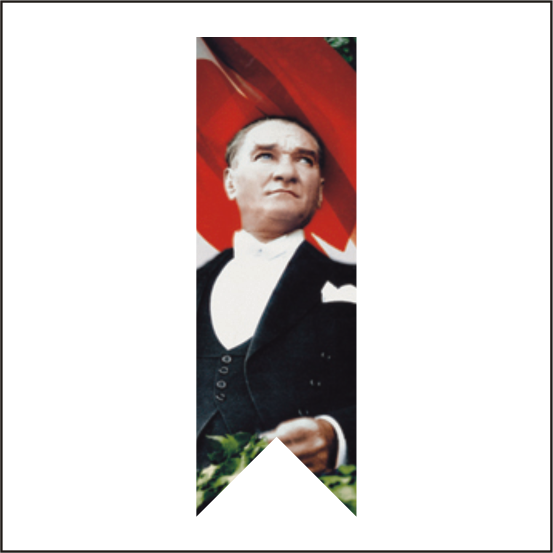 Atatürk Posteri Kırlangıç-2-  50*150 cm
