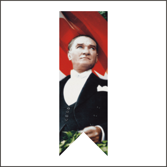 Atatürk Posteri Kırlangıç-2-  50*150 cm