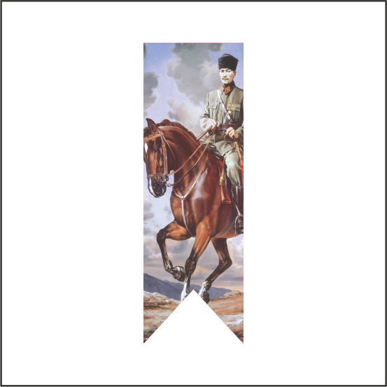 Atatürk Posteri Kırlangıç-4-  50*150 cm