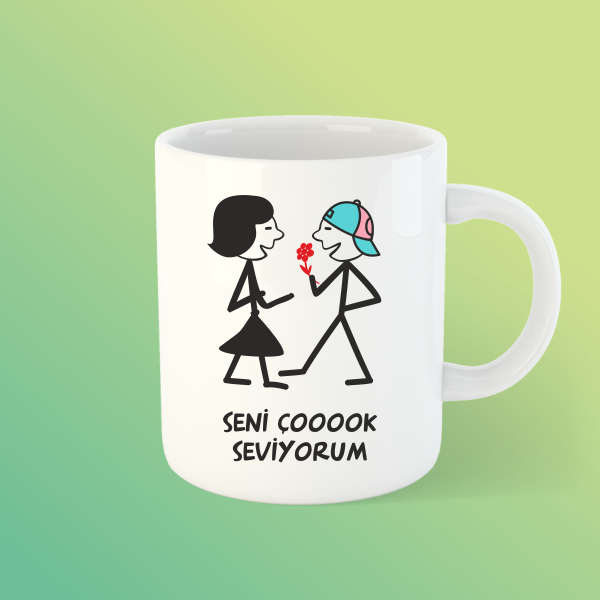 Seni Çok Seviyorum Bardak Kupa