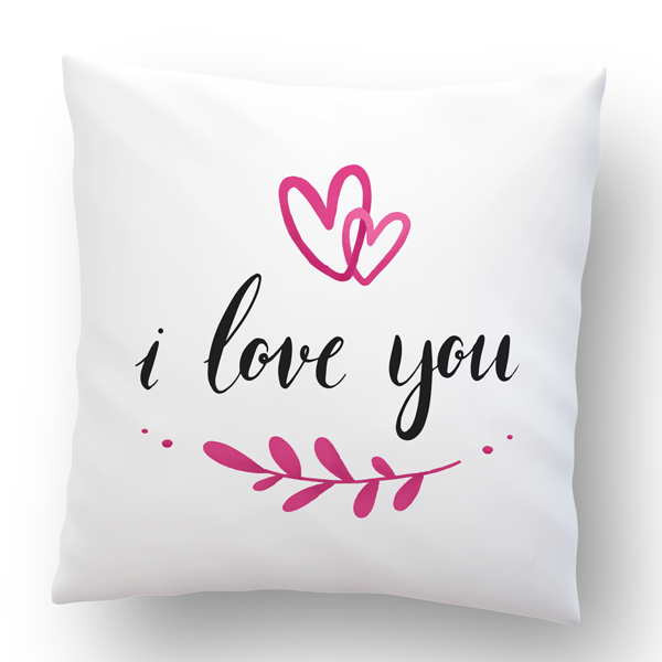 I love You Yastık