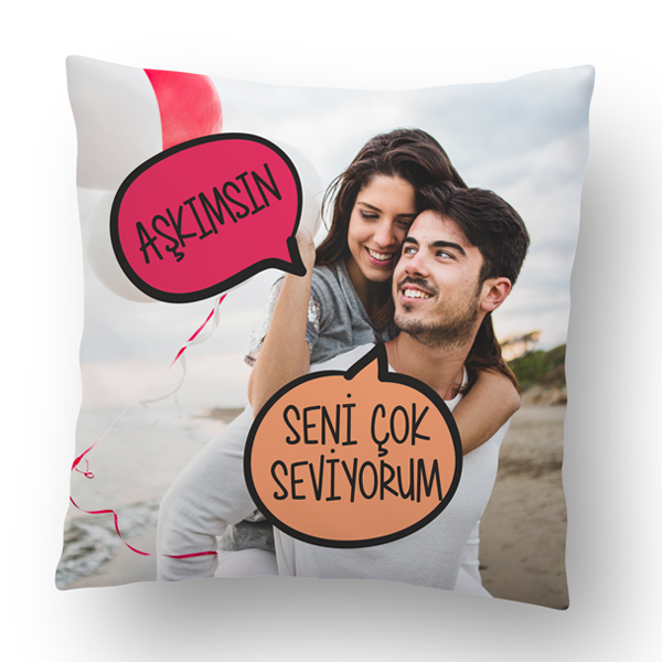 Kişiye Özel Aşkımsın Yastık