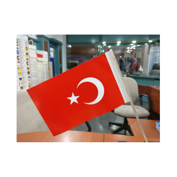 KAĞIT TÜRK BAYRAĞI 12X20,5 cm -500 ADET