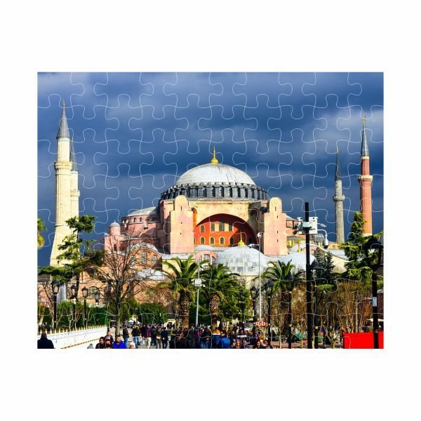 Ayasofya Camii Temalı A3 Puzzle 130 Parça-10