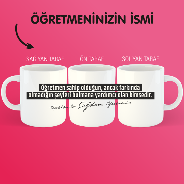 Öğretmenler Günü  Kupa Bardak-14