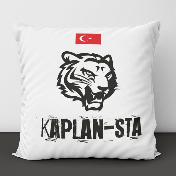 Kaplan STA Temalı Baskılı Yastık-6