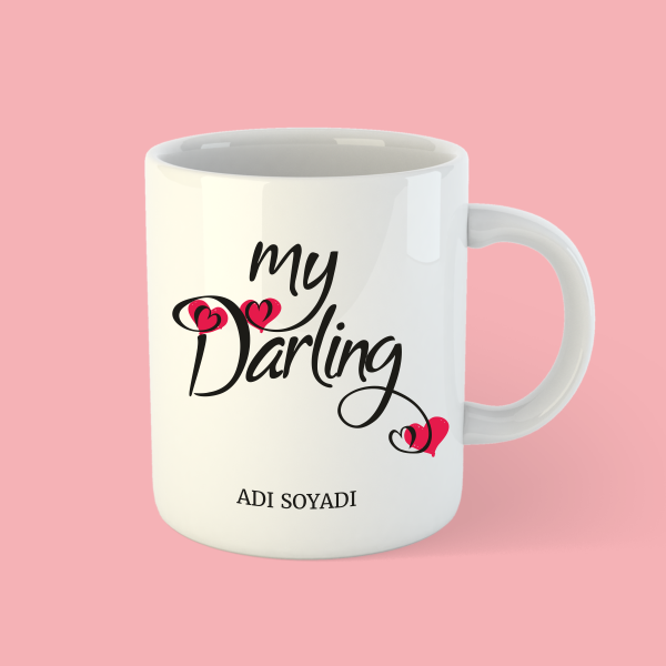 My Darling Beyaz Bardak Kupa