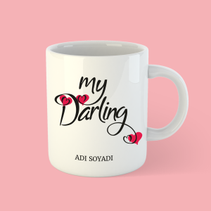 My Darling Beyaz Bardak Kupa