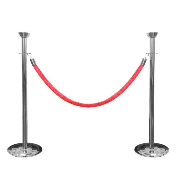 Protokol Köşesi Krom Bariyer - 75 cm