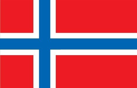 Norveç 15x22,5 Masa Bayrağı (Direksiz)