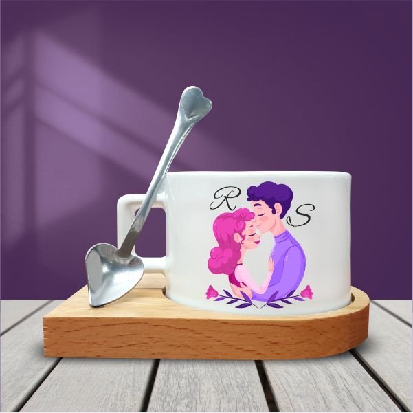 Aşk Temalı Kahve Fincanı-006