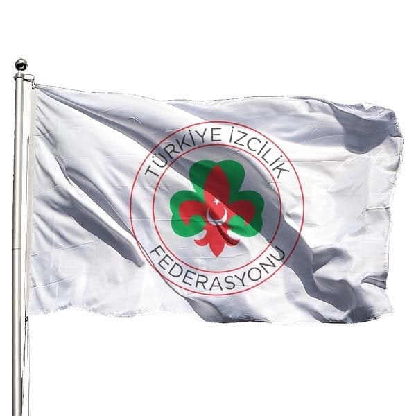 Türkiye İzcilik Federasyonu Çift Kat Saten Kumaş 100x150 cm