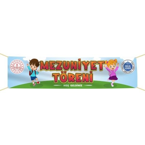 Mezuniyet Pankartı-3- 75x300 cm