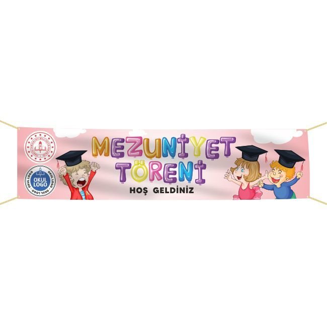 Mezuniyet Pankartı-4- 75x300 cm