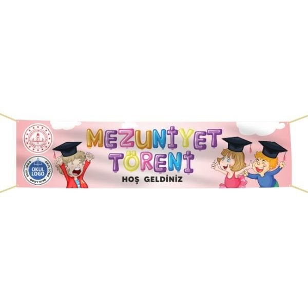 Mezuniyet Pankartı-4- 75x300 cm