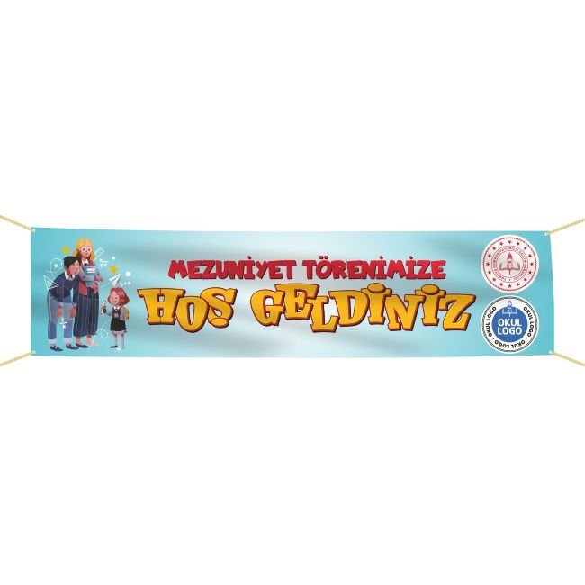 Mezuniyet Pankartı-5- 75x300 cm