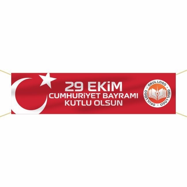 29 Ekim Cumhuriyet Bayramı Pankartı - 001