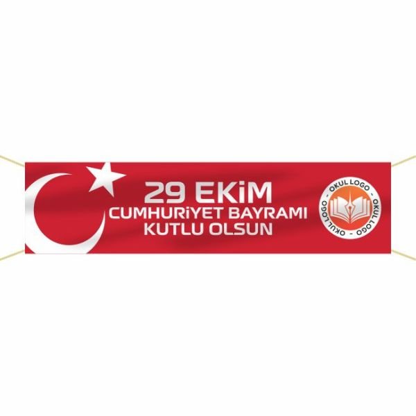 29 Ekim Cumhuriyet Bayramı Pankartı - 001