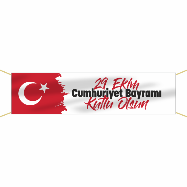 29 Ekim Cumhuriyet Bayramı Pankartı - 003