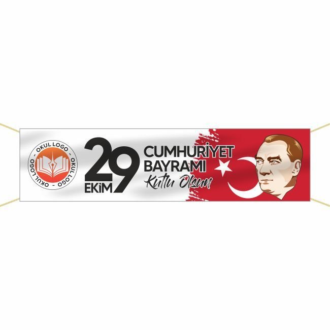 29 Ekim Cumhuriyet Bayramı Pankartı - 005