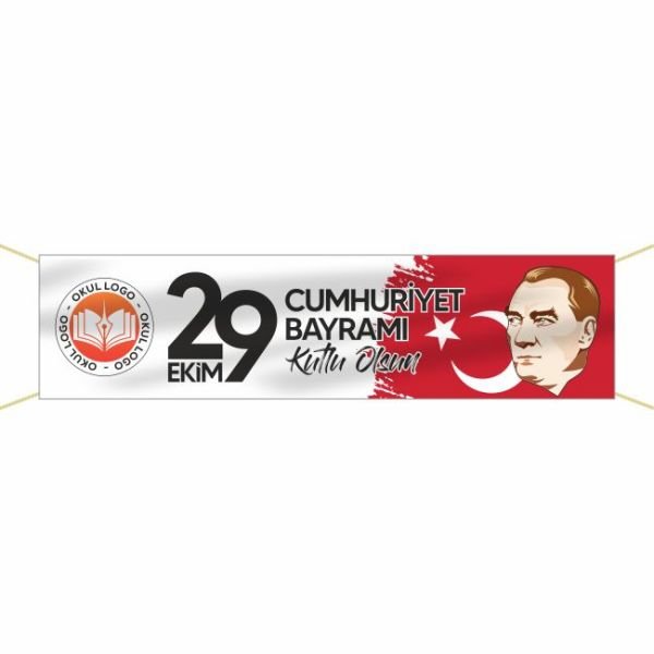 29 Ekim Cumhuriyet Bayramı Pankartı - 005