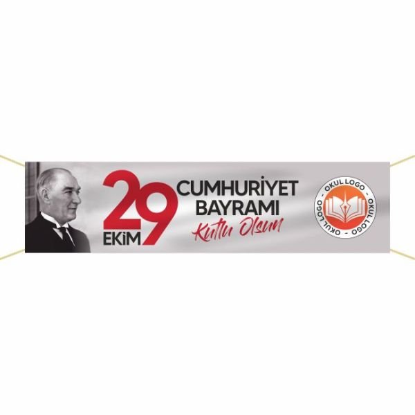 29 Ekim Cumhuriyet Bayramı Pankartı - 006