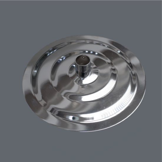 Türk Makam Bayrağı Simli + Telalı + Krom Direk