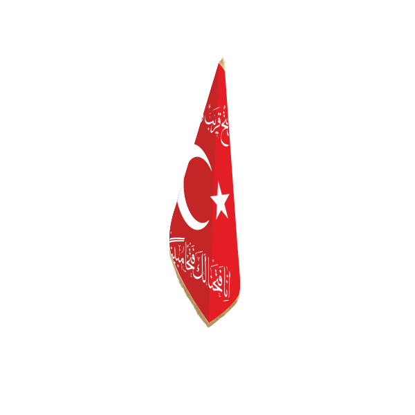 Fetih Makam Bayrağı (Telalı-Simli-Direksiz) 100x150 cm
