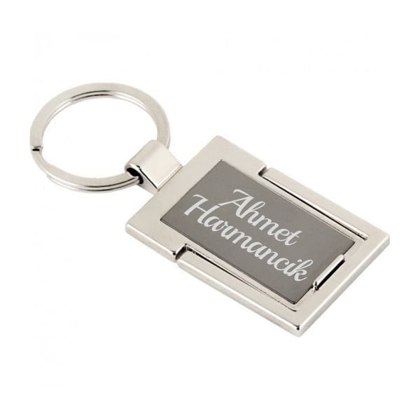 İsme Özel Telefon Standlı Metal Anahtarlık 5192